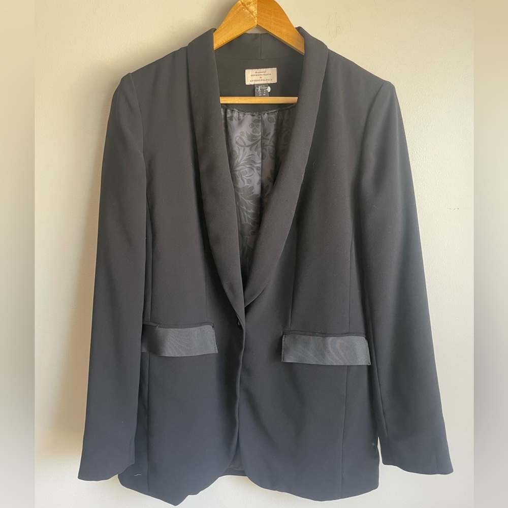 Black Blazer with Trim